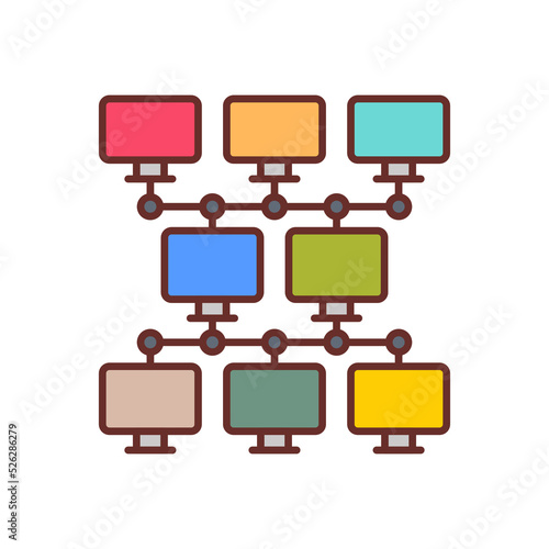 Device Connectivity icon in vector. Logotype