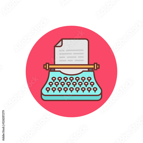 Copywriting icon in vector. Logotype
