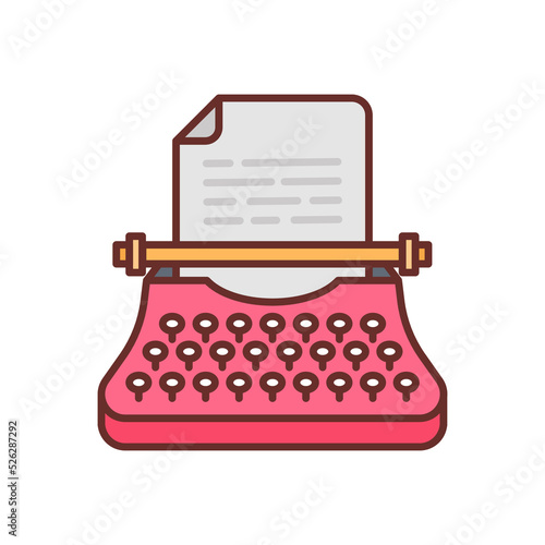 Copywriting icon in vector. Logotype photo