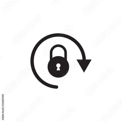 lock ikon vector