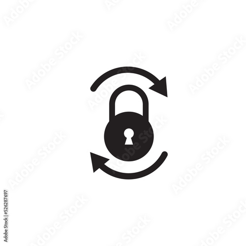 lock ikon vector