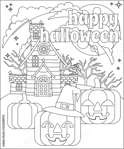Happy Halloween Haunted Hou...