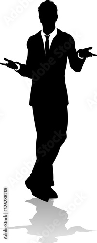 Silhouette Business Person
