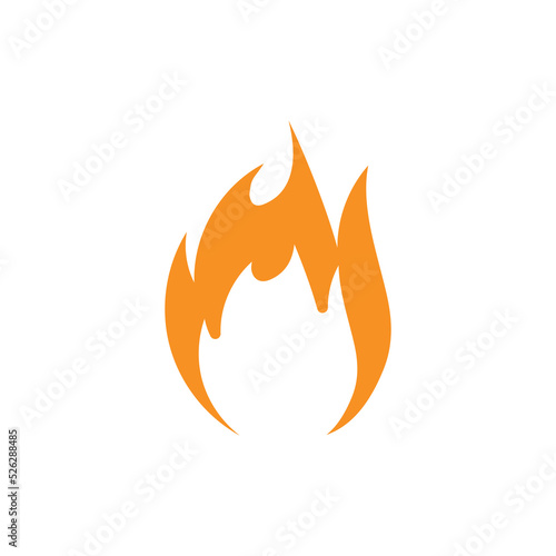 Fire logo vector icon illustration © Achmad99