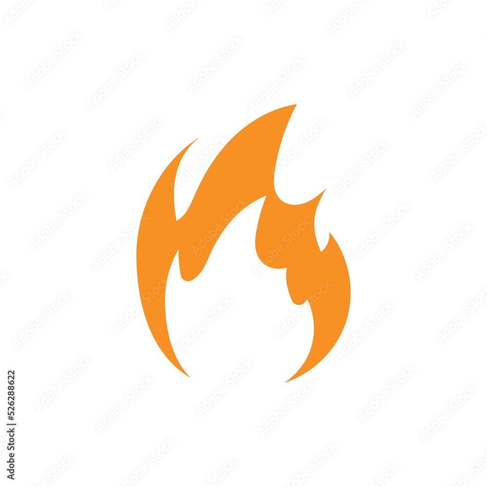 Fire logo vector icon illustration Fire logo vector icon illustration