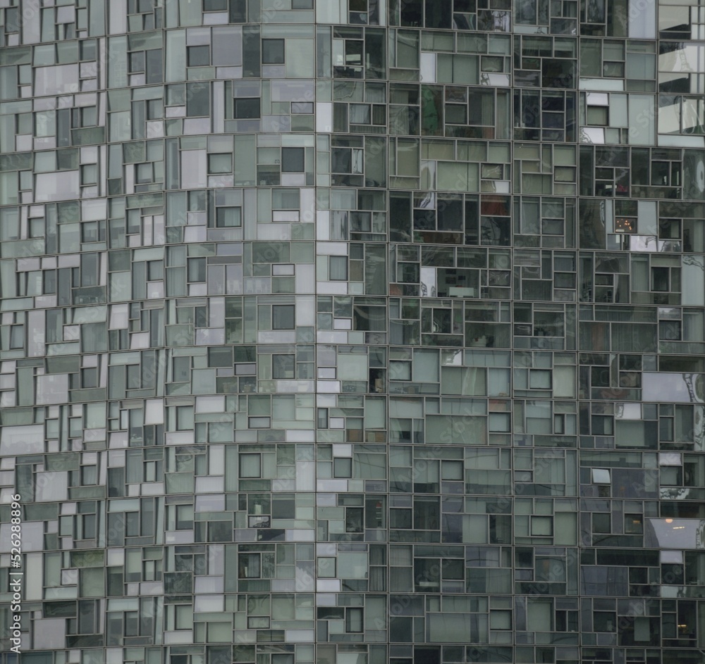 Fototapeta premium Rascacielos de cristal en Manhhatan ( Nueva York )