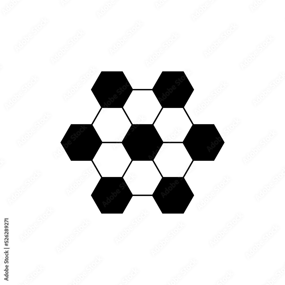 Football black and white symbol pattern, sport logo Football black and white symbol pattern, sport logo