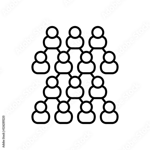 Community icon in vector. Logotype