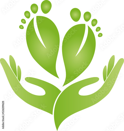 Zwei Hände und Zwei Füße, Fußpflege, Fußmassage, Logo
