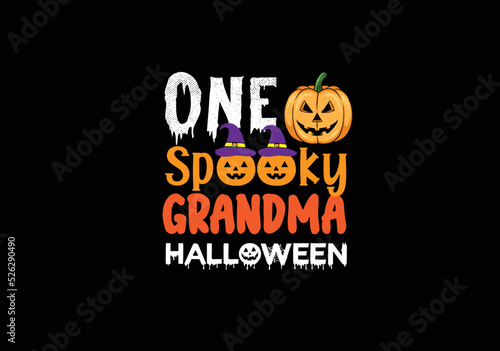 One Spooky Grandma Halloween T shirt