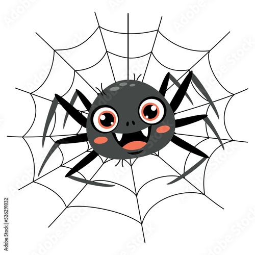 Cartoon Drawing Of A Spider