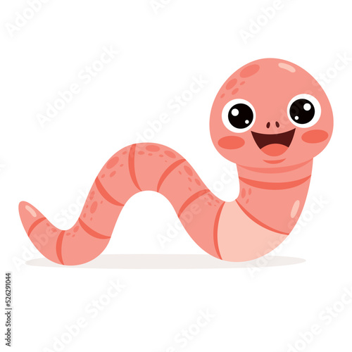 Cartoon Drawing Of A Worm