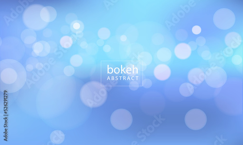 blue bokeh background