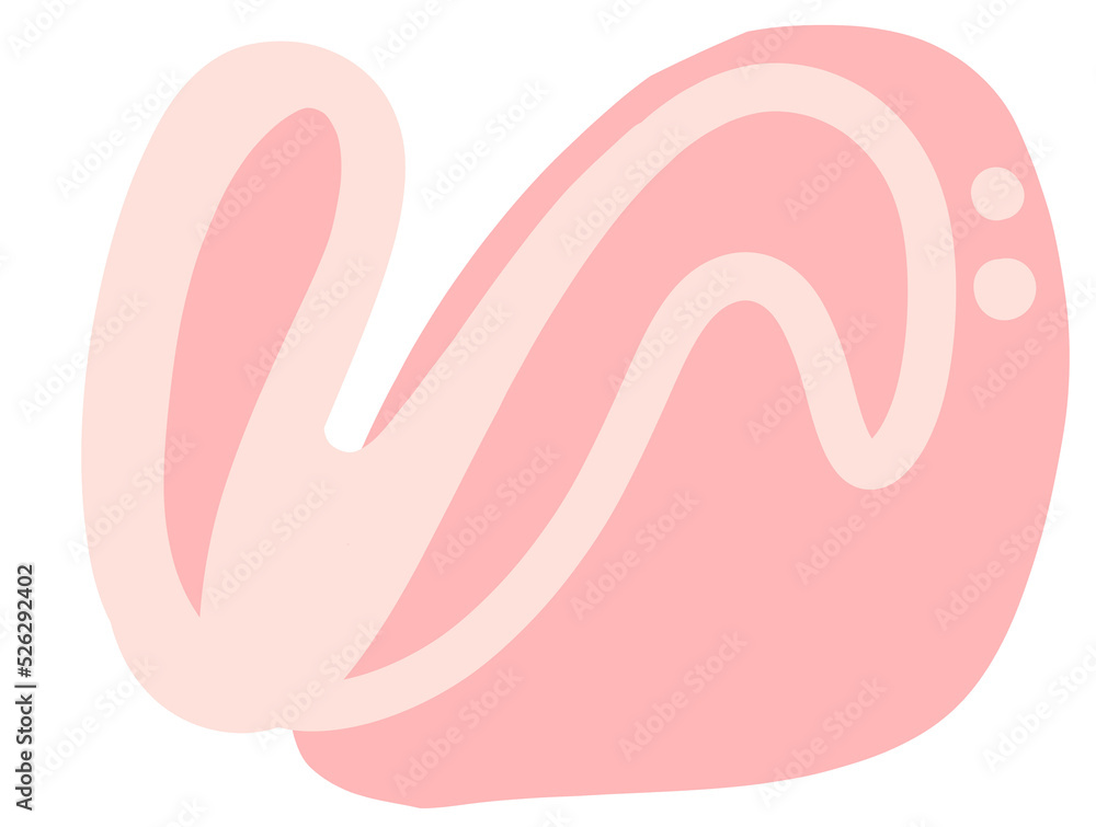 Pastel red green blob organic doodle hand drawing shape and form illustration background element Pastel red green blob organic doodle hand drawing shape and form illustration background element