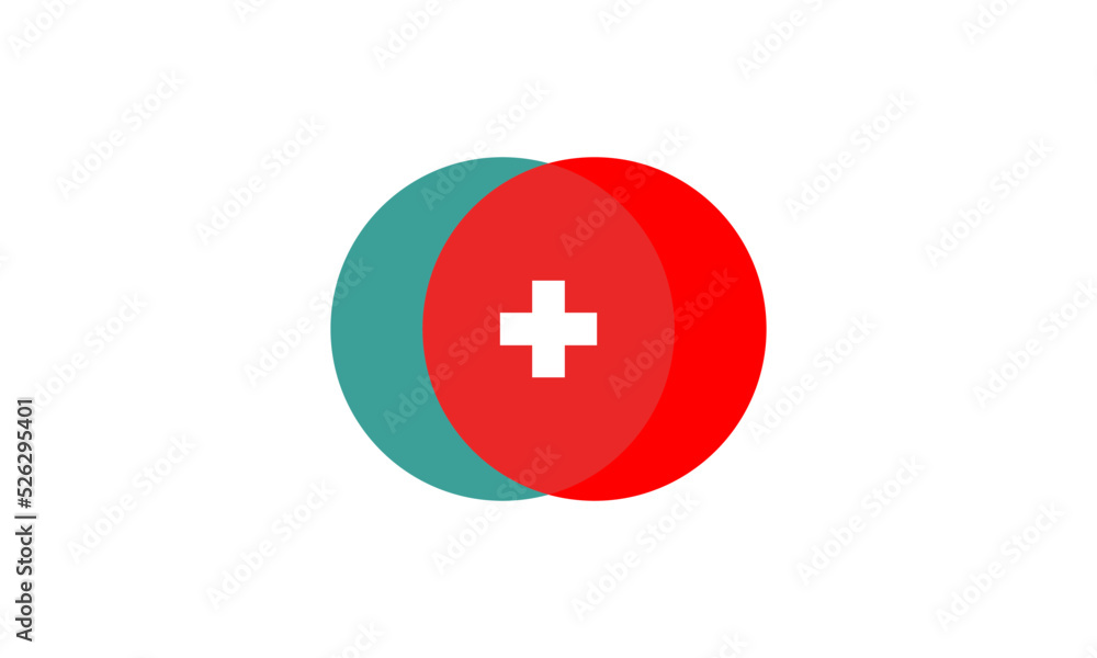 Fototapeta premium Medical Logo With Simple and Modern circle