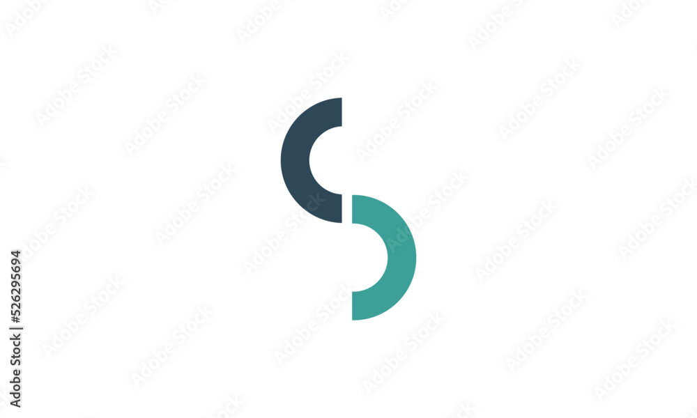 Abstract letter C, CC, S logo design template. Impossible creative sign. Vector icon. Abstract letter C, CC, S logo design template. Impossible creative sign. Vector icon.