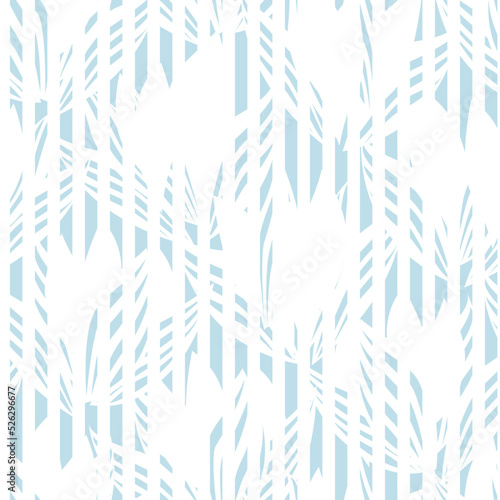 Fototapeta Naklejka Na Ścianę i Meble -  Floral Striped Seamless Pattern Design