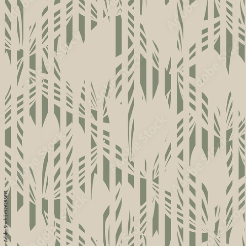 Floral Striped Seamless Pattern Design © Siu-Hong Mok