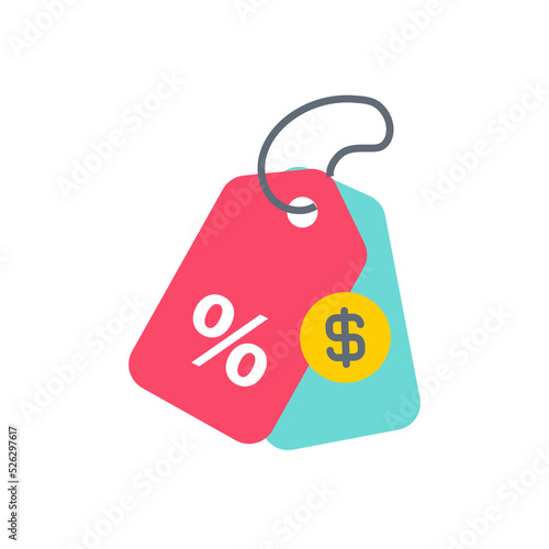 Pricing icon in vector. Logotype