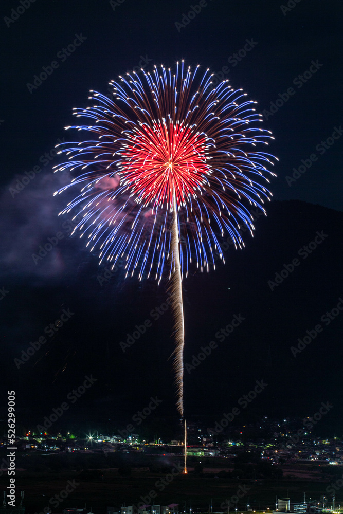 シンプルな花火