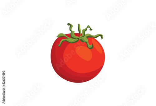 Illustration Vector graphic of Tomato. Fresh healthy red tomato fit for Food Logo element, Healty Vegetable etc.