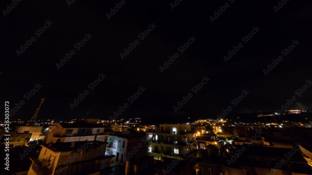 Time lapse lightning in the sky at night in the city Time lapse lightning in the sky at night in the city