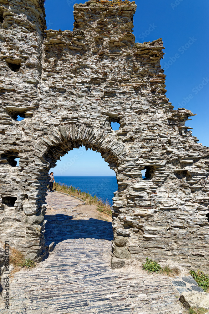 Ruins Of Tintagel Castle - Cornwall UK