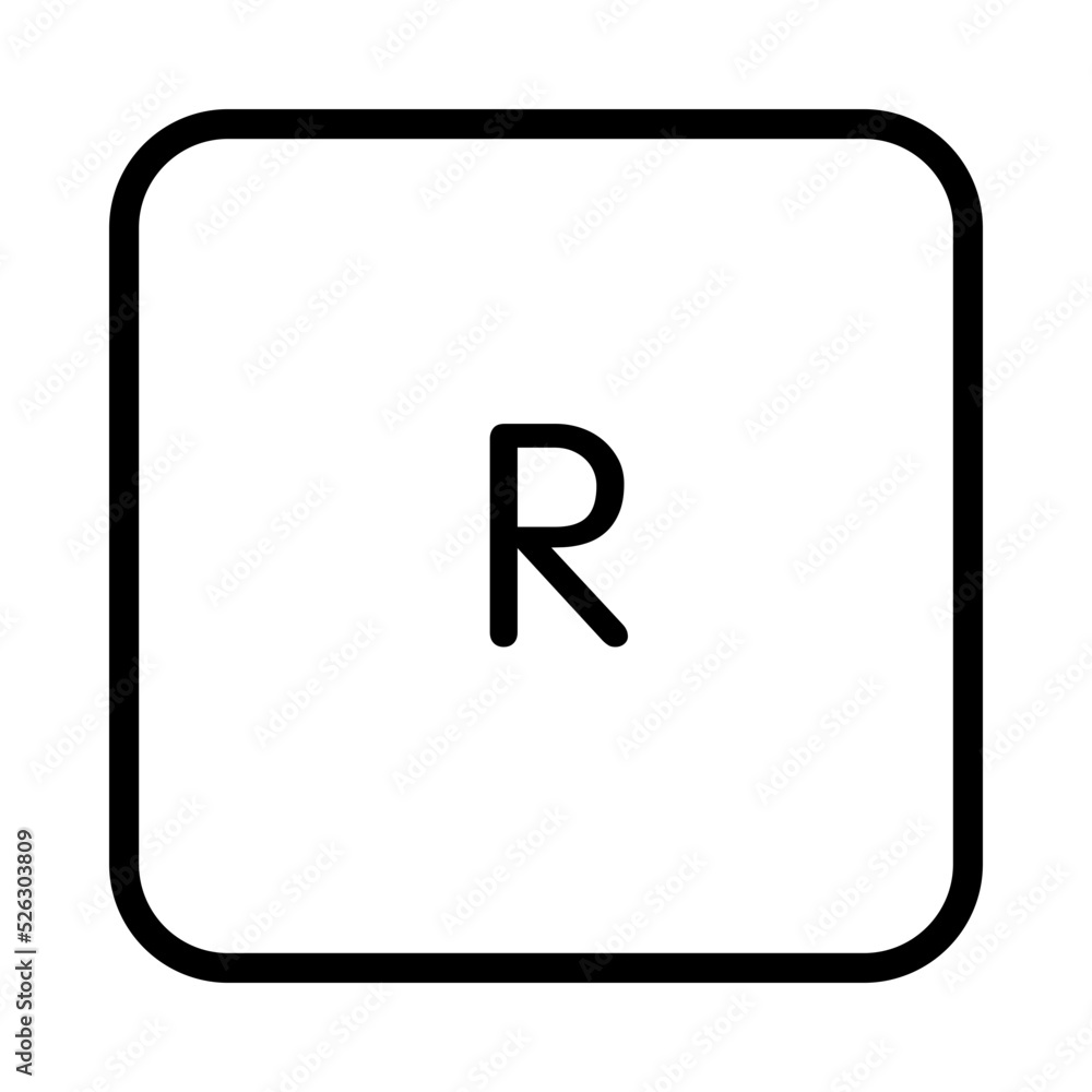 Keyboard R key Keyboard R key