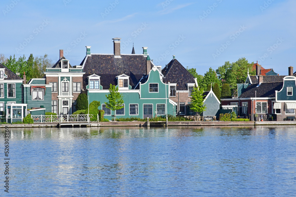 Zaanse Schans, Netherlands - may 22 2022 : the historical village