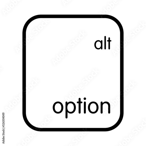 Keyboard right option key