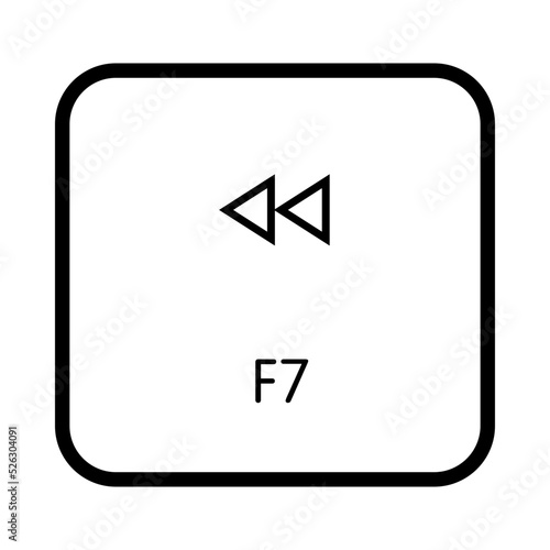 Free Download Keyboard F7 key - GFXLoad