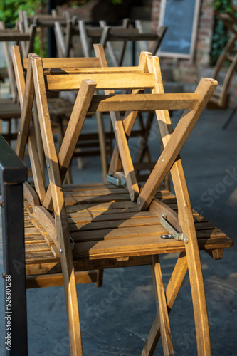 table and chairs