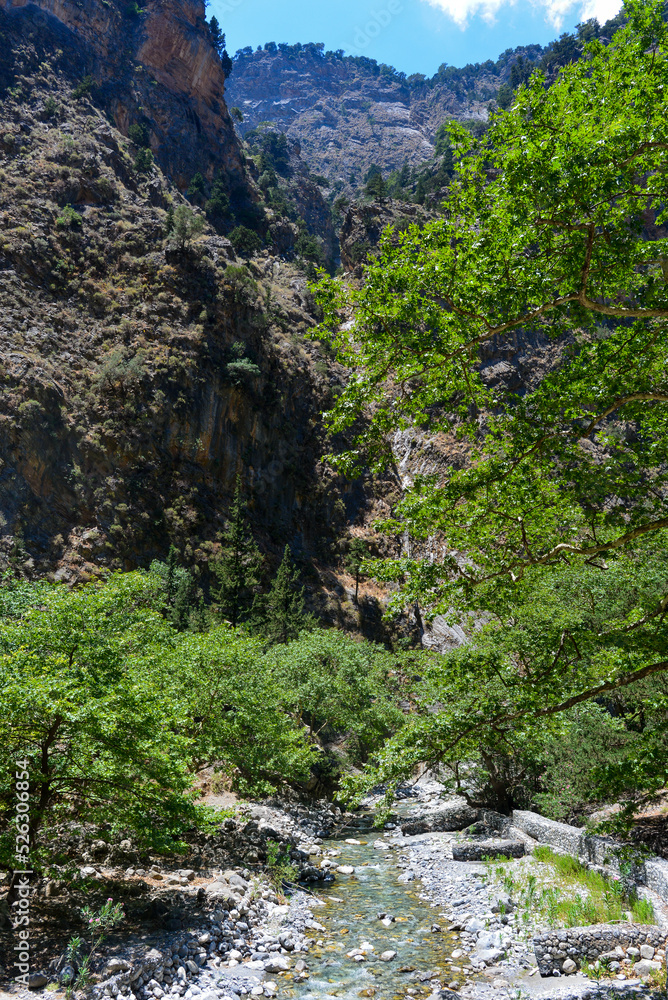 Samaria-Schlucht in Kreta/Griechenland Samaria-Schlucht in Kreta/Griechenland