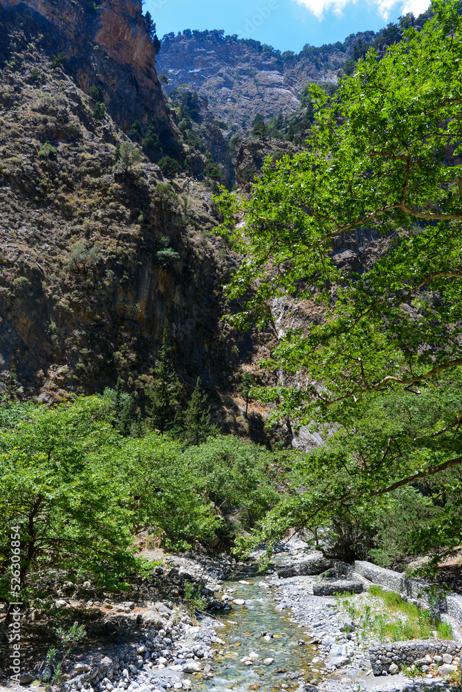 Samaria-Schlucht in Kreta/Griechenland