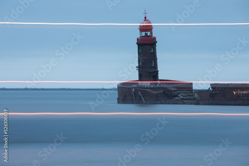 Alter Leuchtturm an der Geeste, Bremerhaven. 