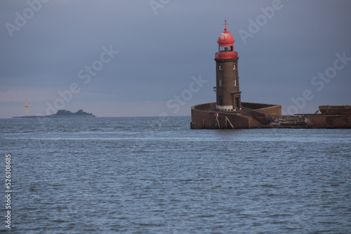 Alter Leuchtturm an der Geeste, Bremerhaven. 