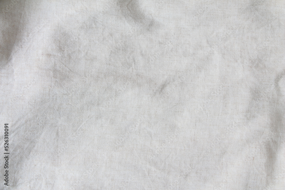 Crumpled fabric texture, cloth background.