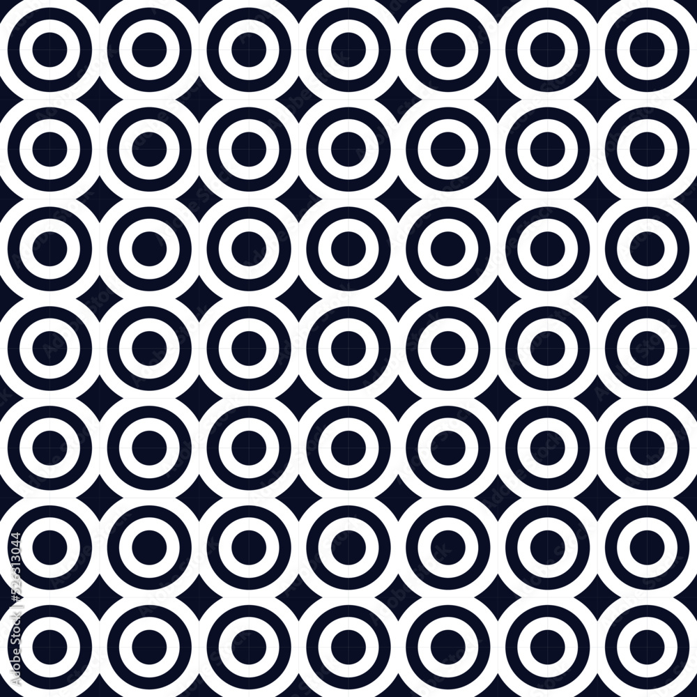 geometric circle seamless pattern