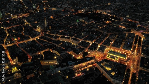 Night Vienna from above. © Savelii