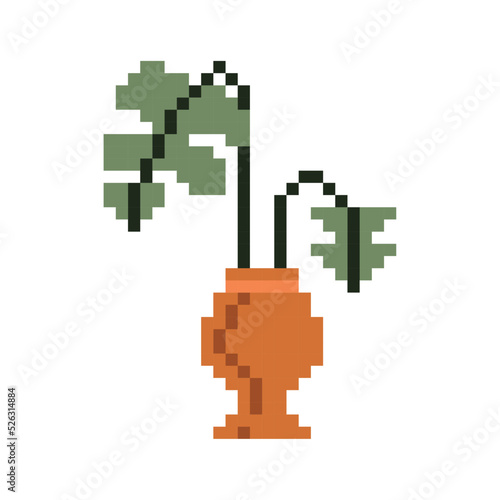 vase pixel art style