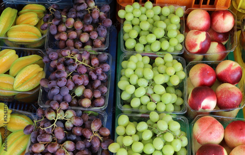 Vegetables and fruits are sold at a bazaar in Israel. Vegetables and fruits are sold at a bazaar in Israel.