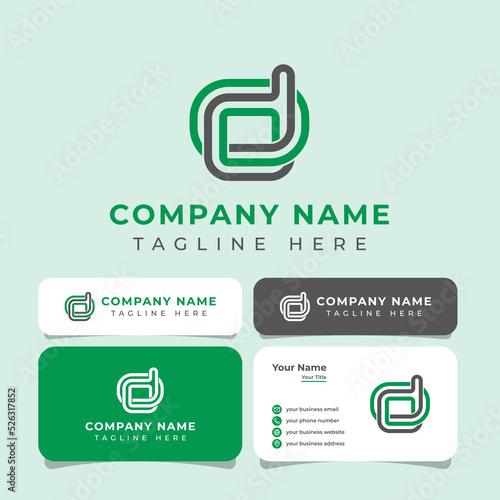 Letter DO Monoline Logo, is suitable for any business.