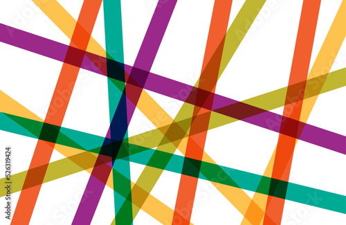Abstract colorful crossed lines, Vector Background