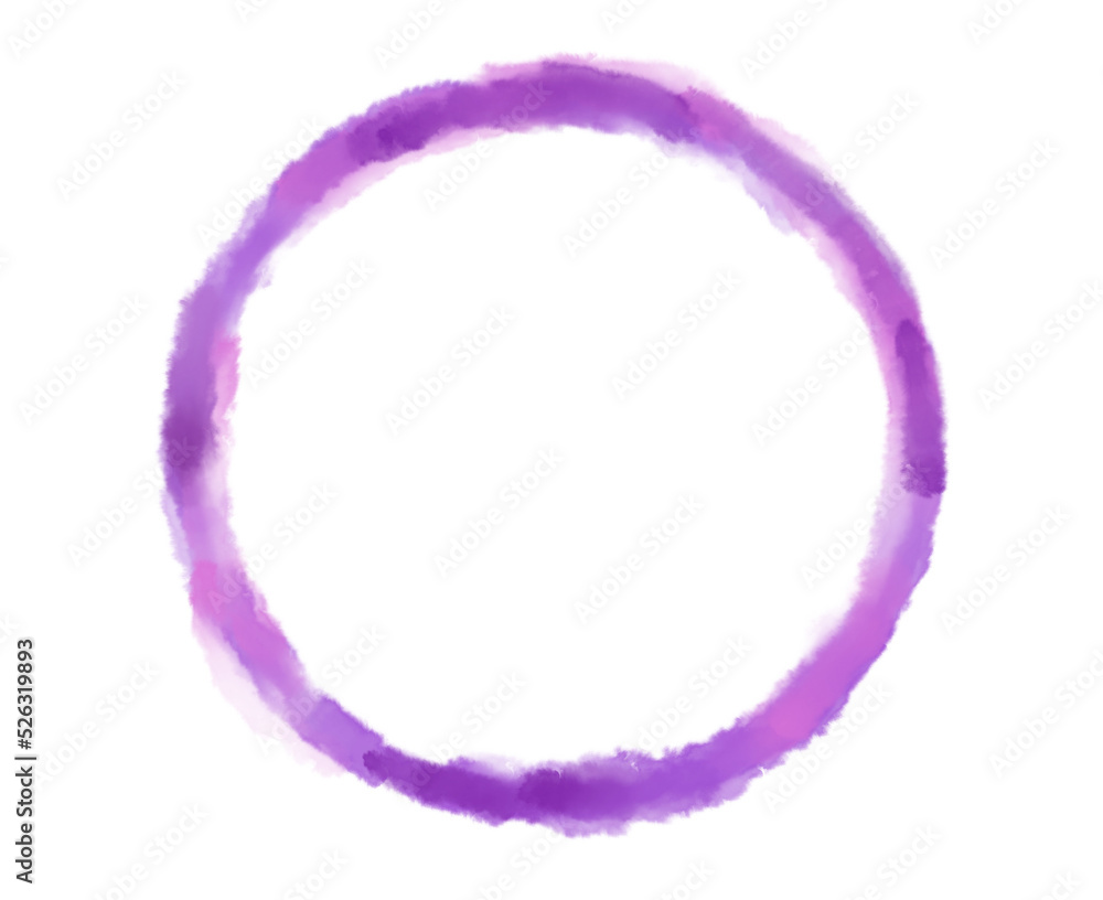 Geometric shape circle hand drawin in watercolor brush line decorative abstract modern element Geometric shape circle hand drawin in watercolor brush line decorative abstract modern element