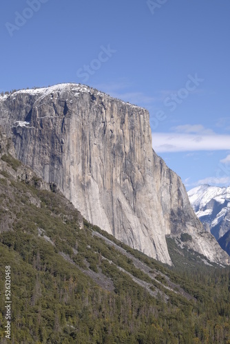 Mountains in Yosemite valley