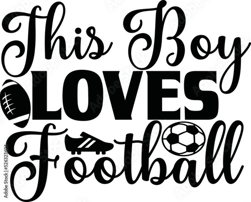 Football svg design cut files