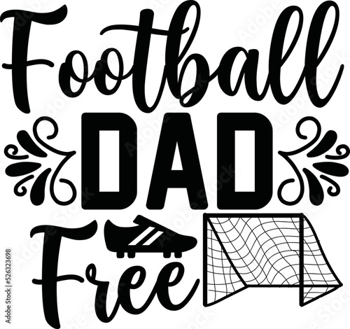 Football svg design cut files