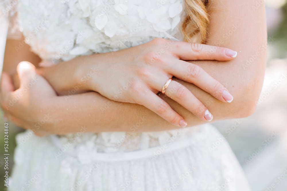 beautiful bride stylish white dress wedding ceremony beautiful bride stylish white dress wedding ceremony