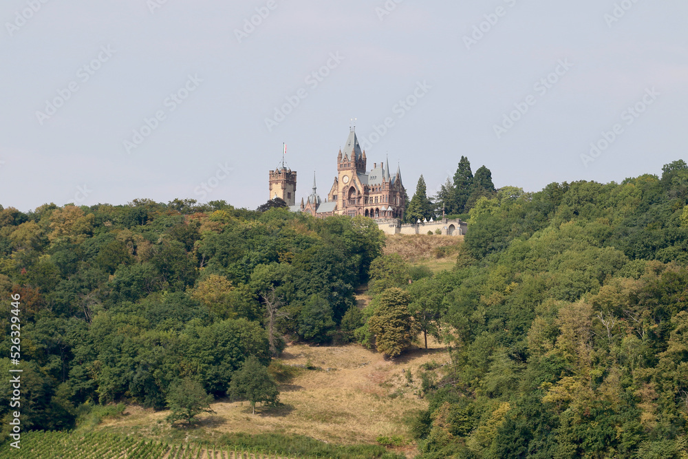 Fototapeta premium Castle on mountain