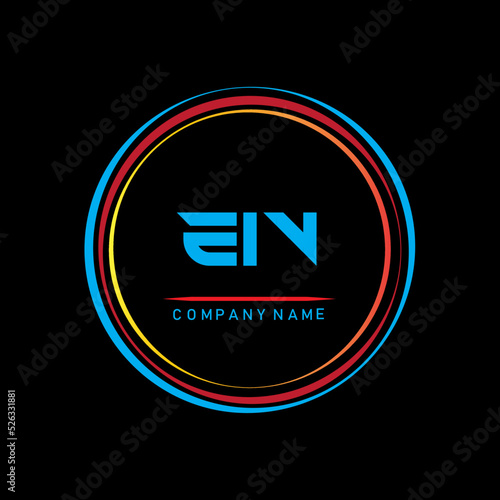 EIV brand. an EIV letter The EIV letter logo. Initials The EIV logo is connected to a circle and an uppercase monogram. EIV typography for brands in business, real estate, and technology. photo